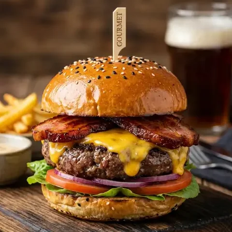 Hamburguesa de Pollo Triple